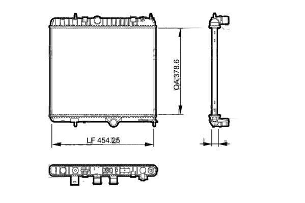 AKS DASIS Radiators, Motora dzesēšanas sistēma 060048N